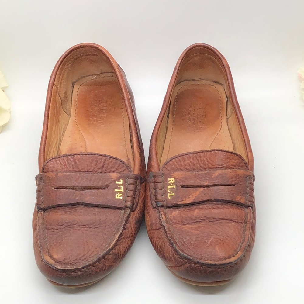 Ralph Lauren Belen leather loafer